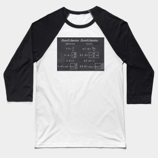 Maxwell's Equations Baseball T-Shirt